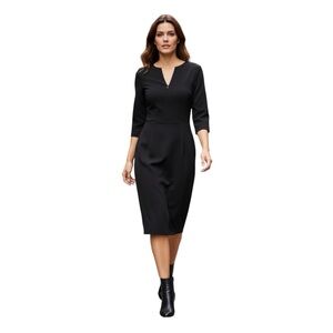 Calvin Klein Black Long Sleeve Dress NWT